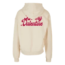 Ruka Hore, Mikina Be My Valentine, Unisex, Piesková
