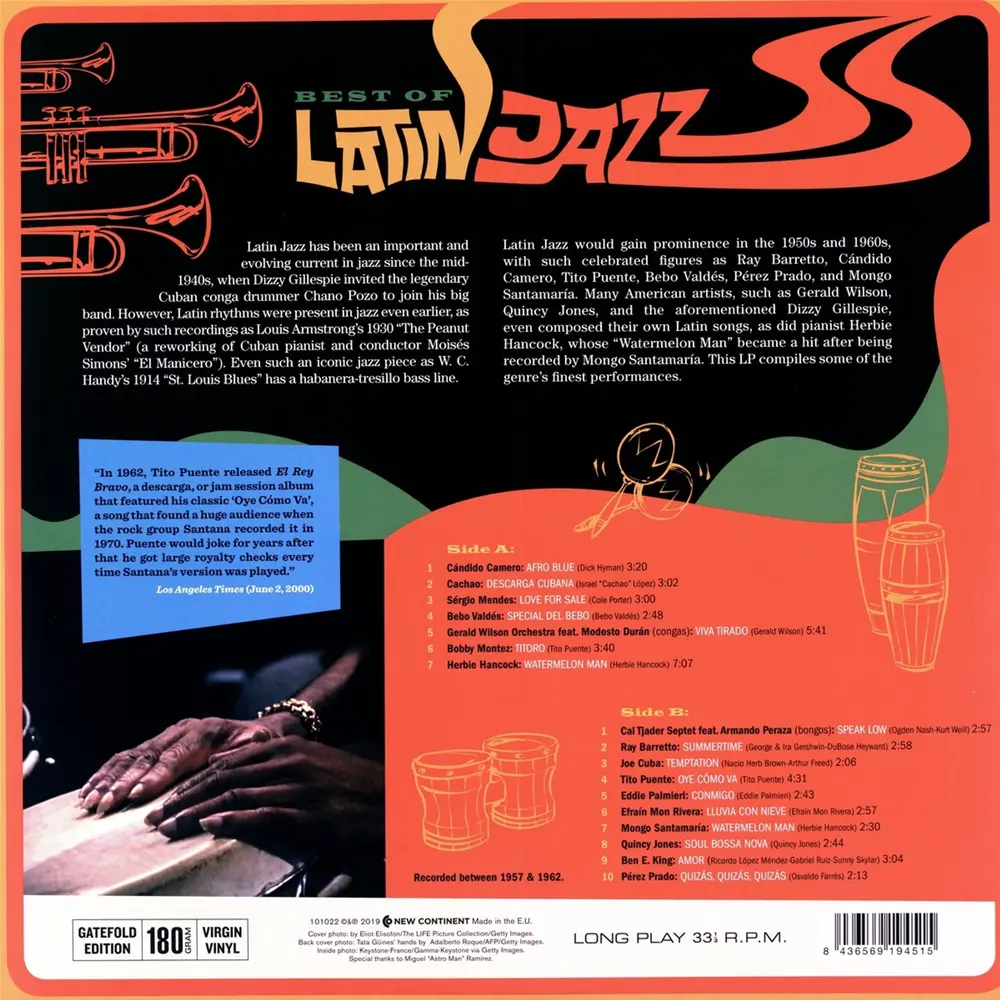 Various Artists – BEST OF LATIN JAZZ (Vinyl)