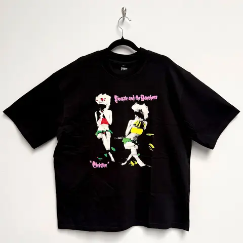 Unisex Oversized Boxy T-Shirt: Christine (Black)