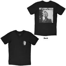 Unisex T-Shirt: Myers Not A People Person (Back Print) (Black) thumbnail