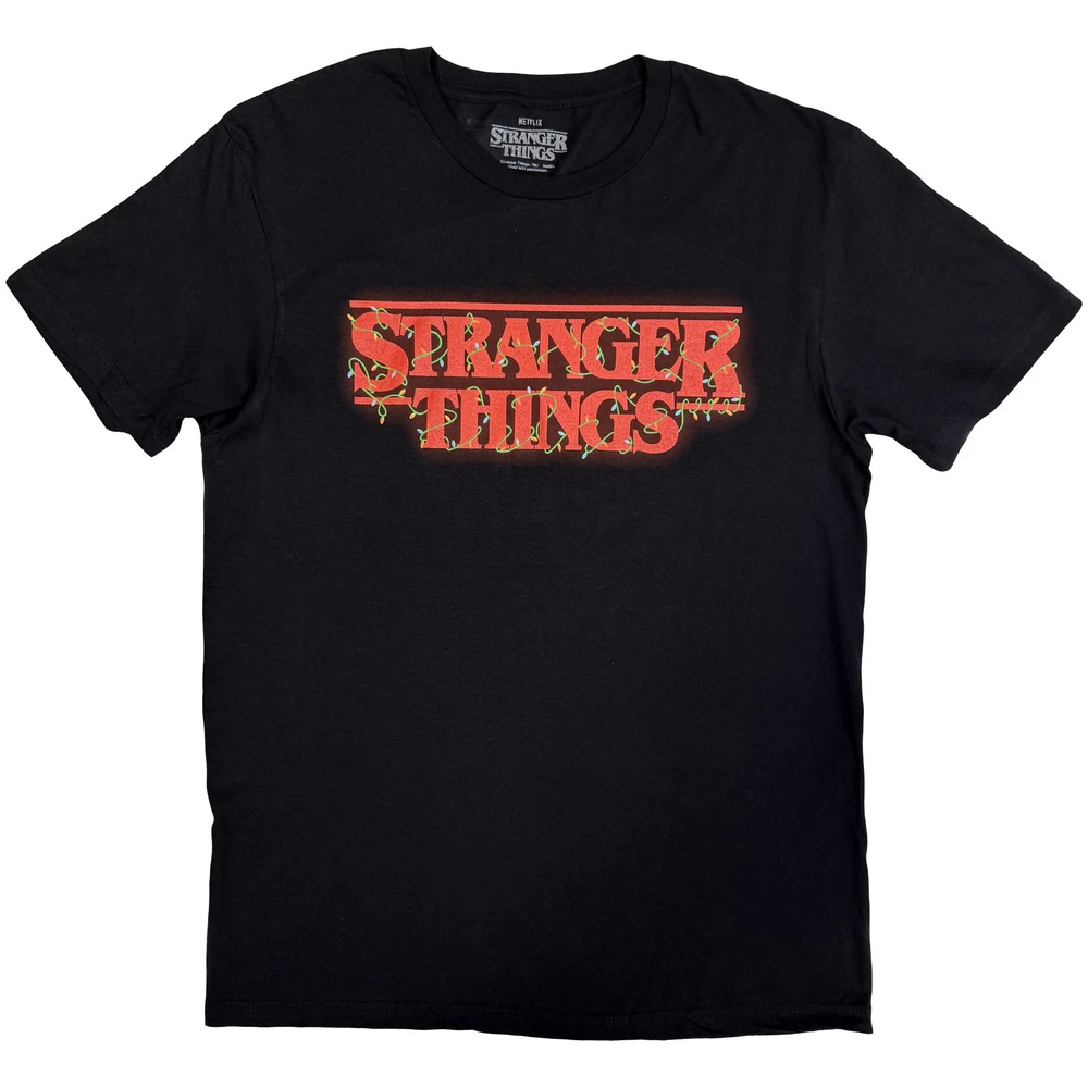 Stranger Things - Logo With Christmas Lights
