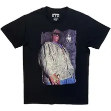 Unisex T-Shirt: Biggie With Bottle (Black) thumbnail