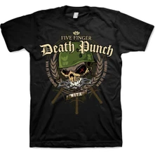 Five Finger Death Punch, Tričko War Head, Unisex, Čierna