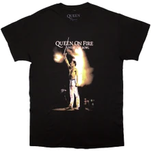 Queen, Tričko Live At The Bowl, Unisex, Čierna