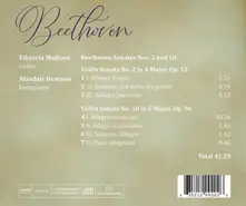 BEETHOVEN VIOLIN SONATAS NOS 2 & 10 thumbnail
