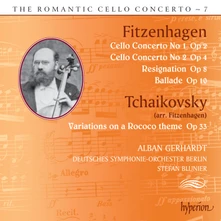Alban Gerhardt, CD FITZENHAGEN: CELLO CONCERTOS (HYPERION ROMANTIC CE