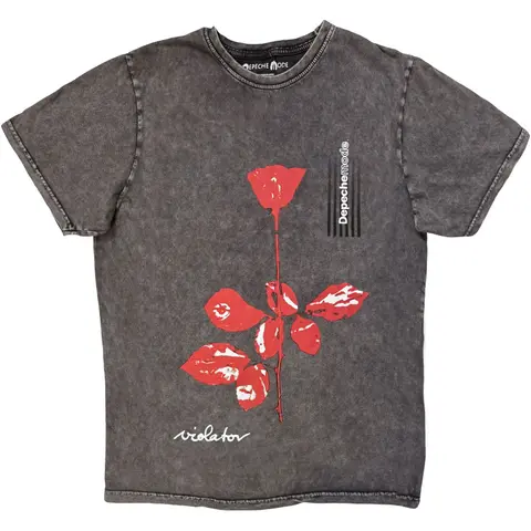 Unisex Stone Wash T-Shirt: Violator (Charcoal Grey)