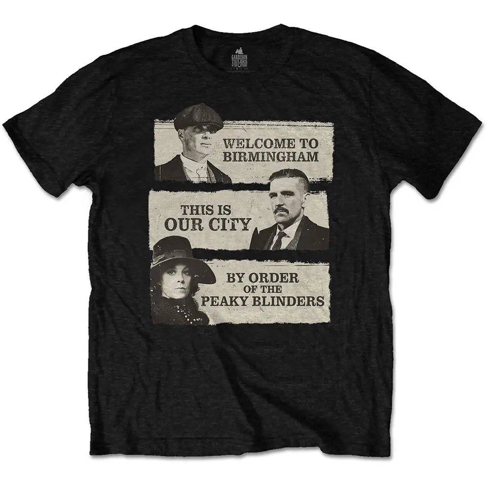 Peaky Blinders – This Is Our City (Negra) (Camiseta)