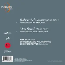 Baar, Niek & Deutsche ... - Schumann & Bruch: Violin Concertos thumbnail