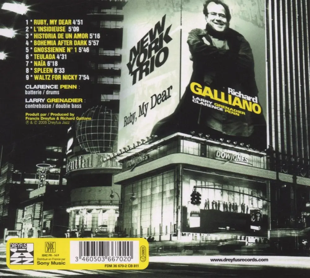 Richard Galliano – RUBY MY DEAR (CD)
