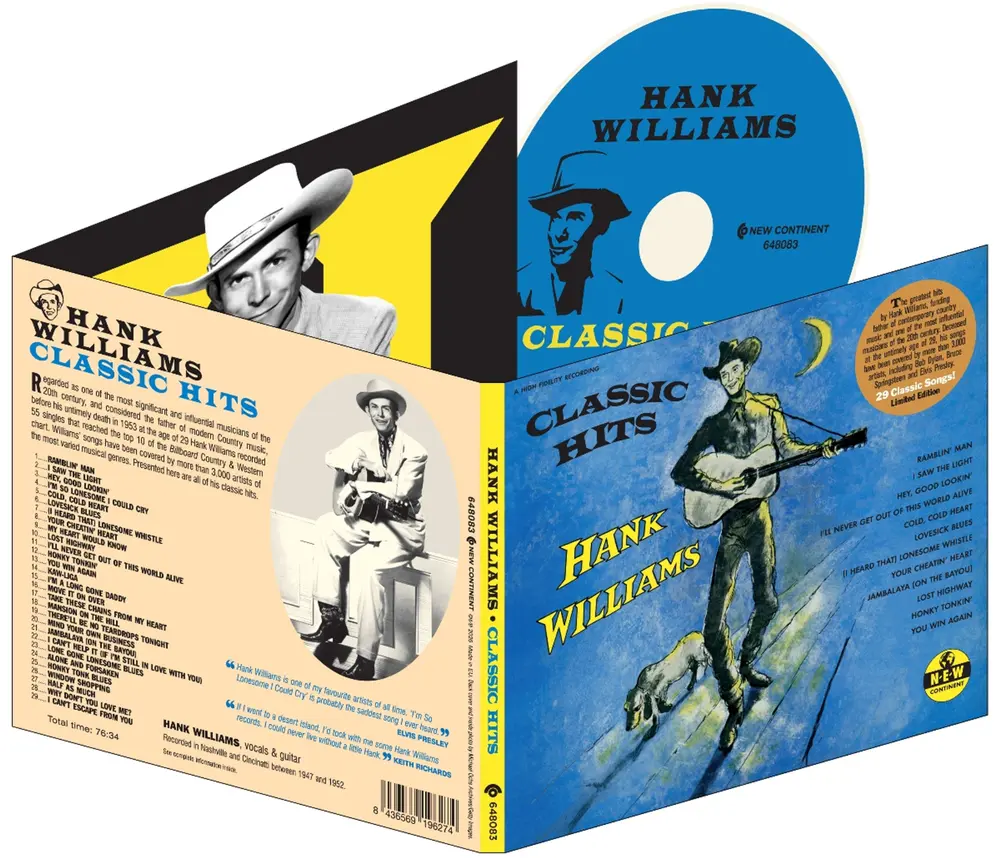 Hank Williams – CLASSIC HITS (CD)