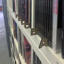 Abecedné drevené záložky na LP/CD thumbnail