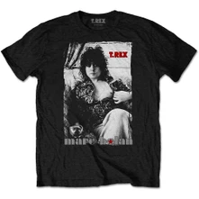 T. Rex, Tričko Nipple, Unisex, Čierna