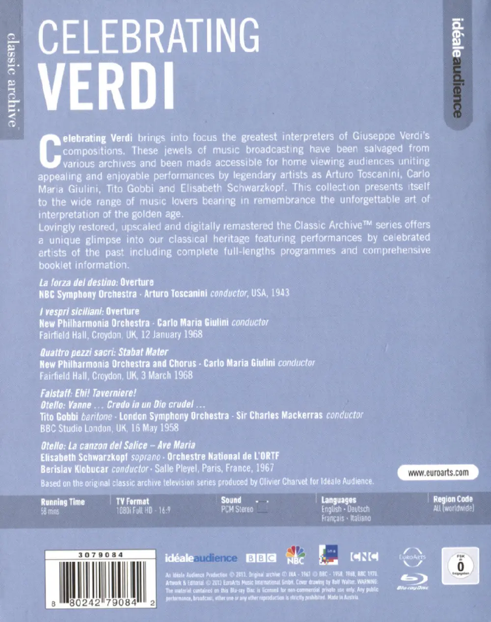 Nikolaus Harnoncourt – CELEBRATING VERDI (Blu-ray)