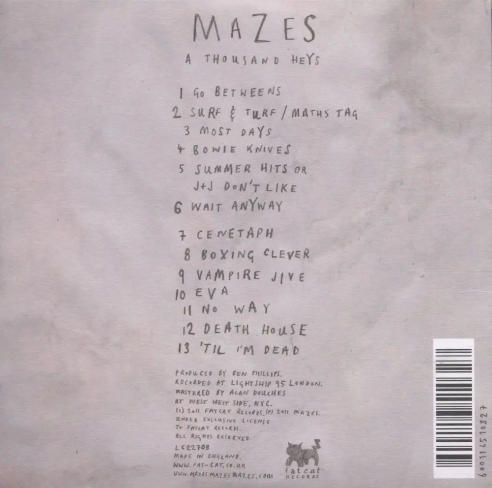 MAZES - A THOUSAND HEYS