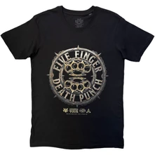 Tričko Unisex T-Shirt: Knuckles Emblem (Black)