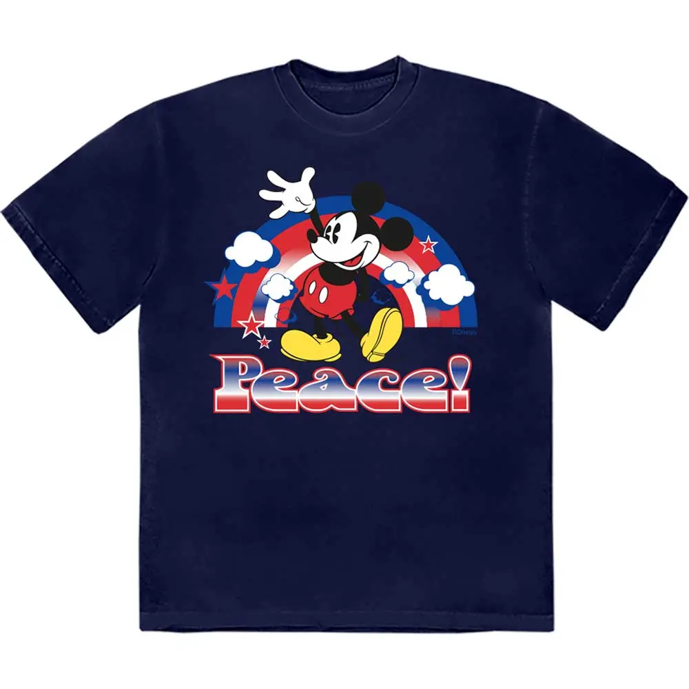 Mickey Mouse – Peace (Albastră) (Tricou)