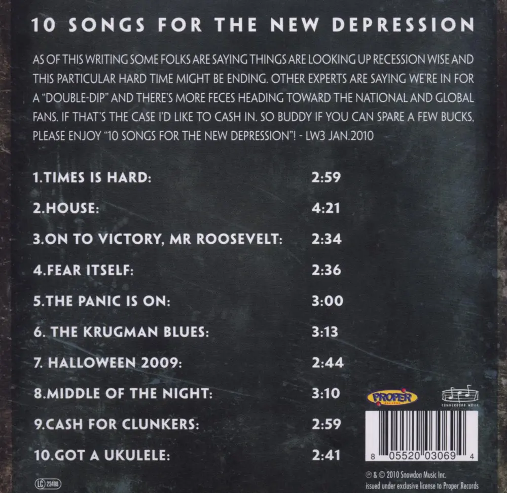 Loudon Wainwright III – 10 SONGS FOR THE NEW D... (CD)