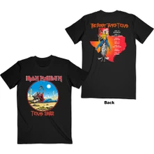 Iron Maiden, Tričko The Beast Tames Texas, Unisex, Čierna