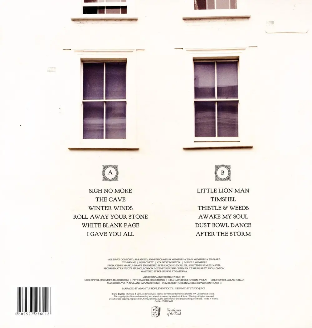 Mumford & Sons – SIGH NO MORE (Vinyl)