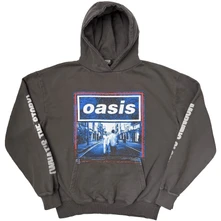 Mikina Unisex Pullover Hoodie: What's The Story Blue Tone (Charcoal Grey) (Ex-Tour)