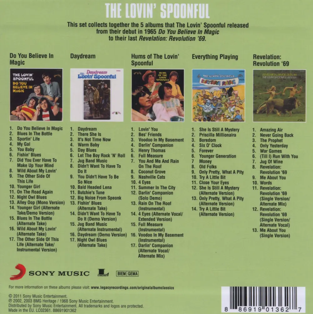 The Lovin' Spoonful – Original Album Classics (CD)