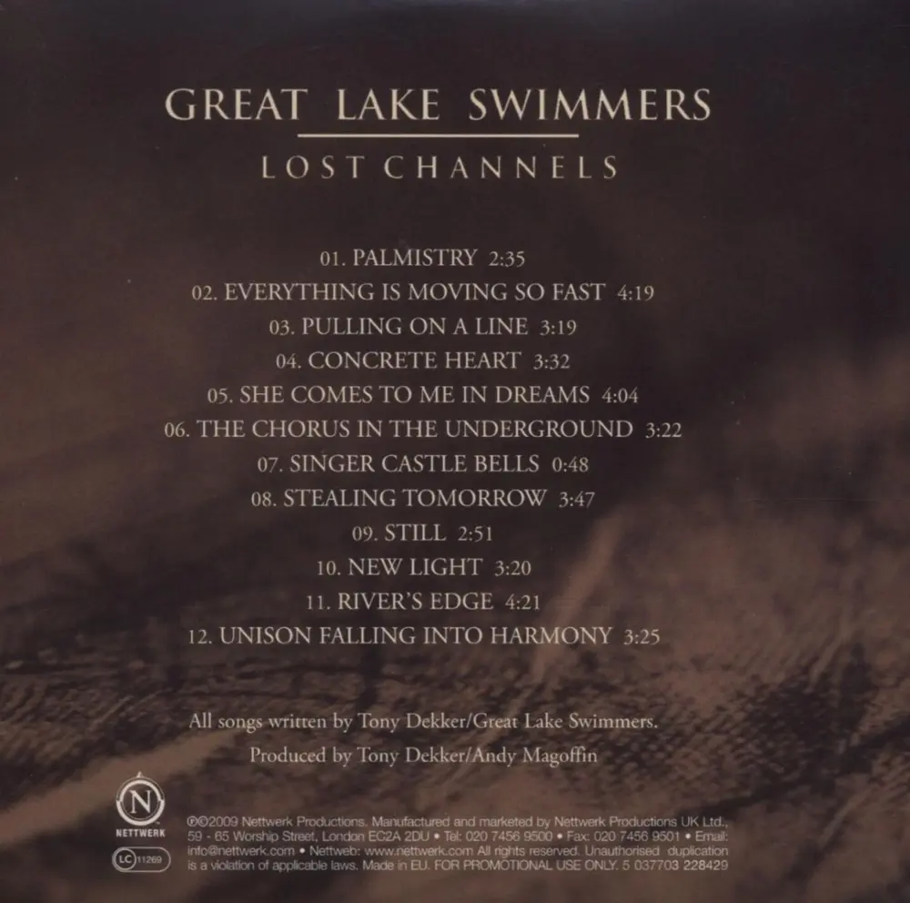 Great Lake Swimmers – LOST CHANNELS (CD)