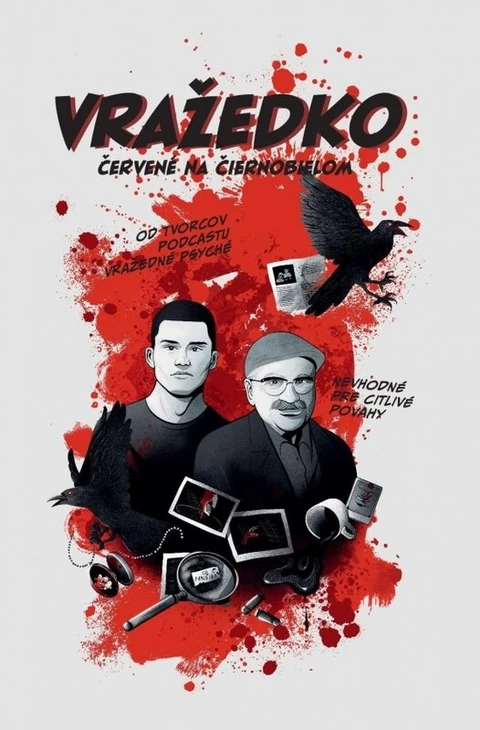 Vražedko - červené na čiernobielom