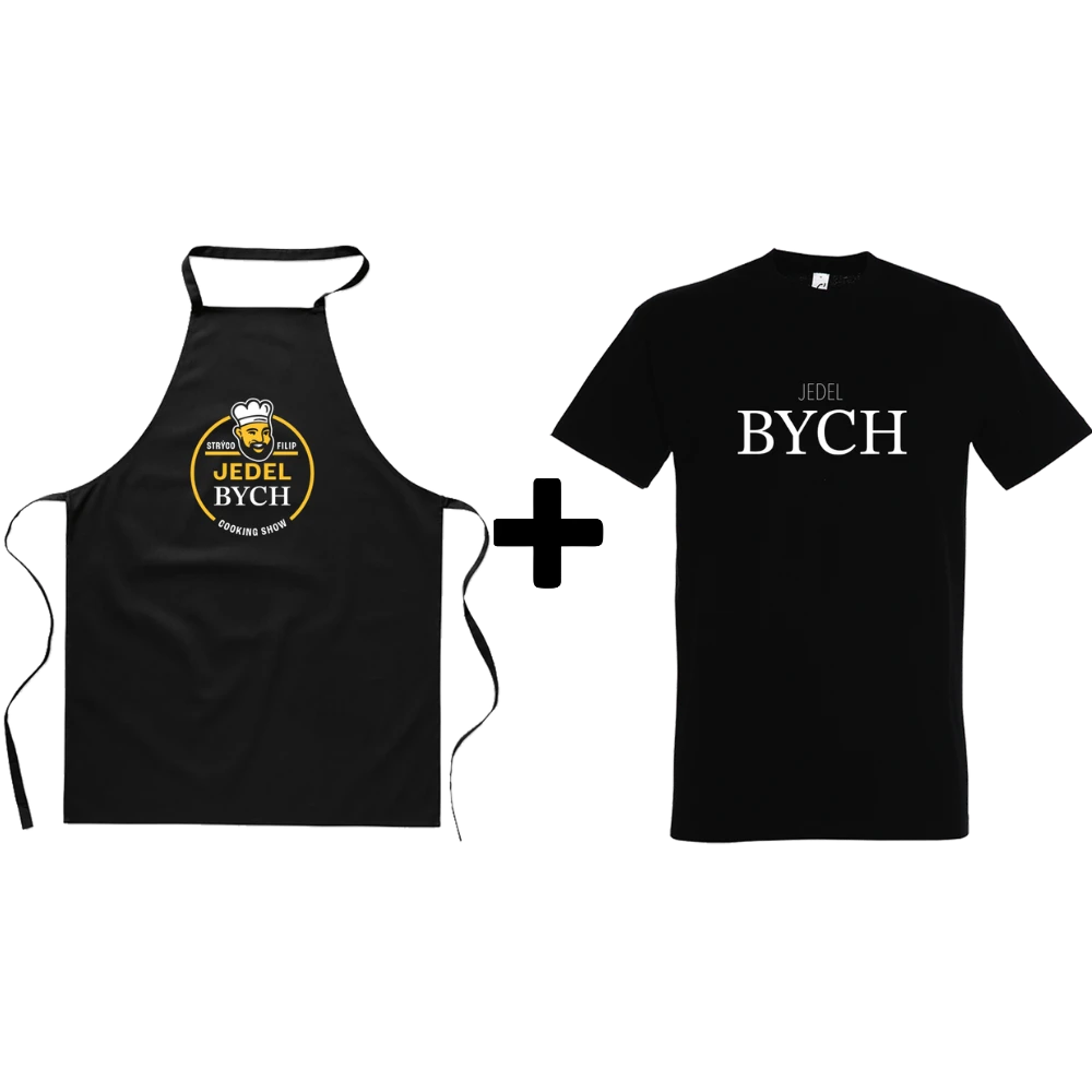 Zástera jedel bych + tričko Jedel/a bych