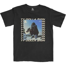 Ty Dolla $ign, Tričko Global Square, Unisex, Čierna