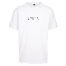 Nela Pocisková, Tričko Čo je veľa, to je #NELA, Unisex, Biela