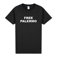 Palermo, Tričko FREE PALERMO TEE, Muž, Čierna