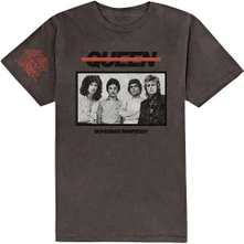 Queen, Tričko Bo Rhap Photo, Unisex, Čierna