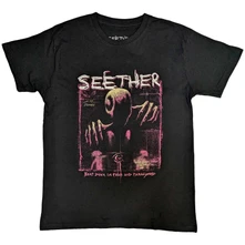 SEETHER, Tričko Beat Down, Unisex, Čierna