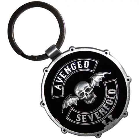 Deathbat Crest Drum Double-Sided