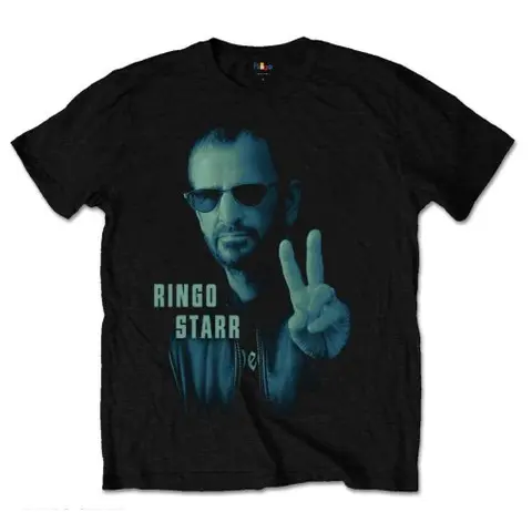 Ringo Starr – Tričko Colour Peace (Čierna), Unisex, Čierna