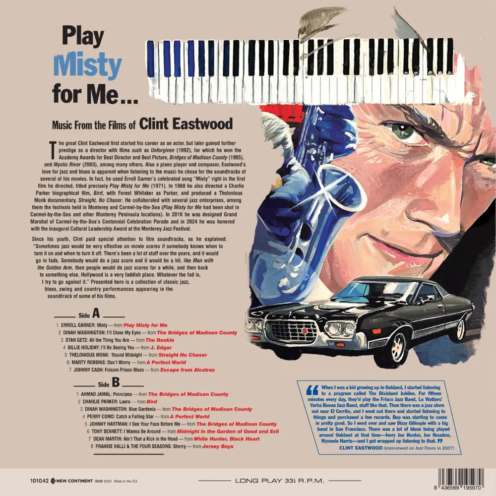 PLAY MISTY FOR ME - MUSIC FROM THE FILMS OF CLINT EASTWOOD