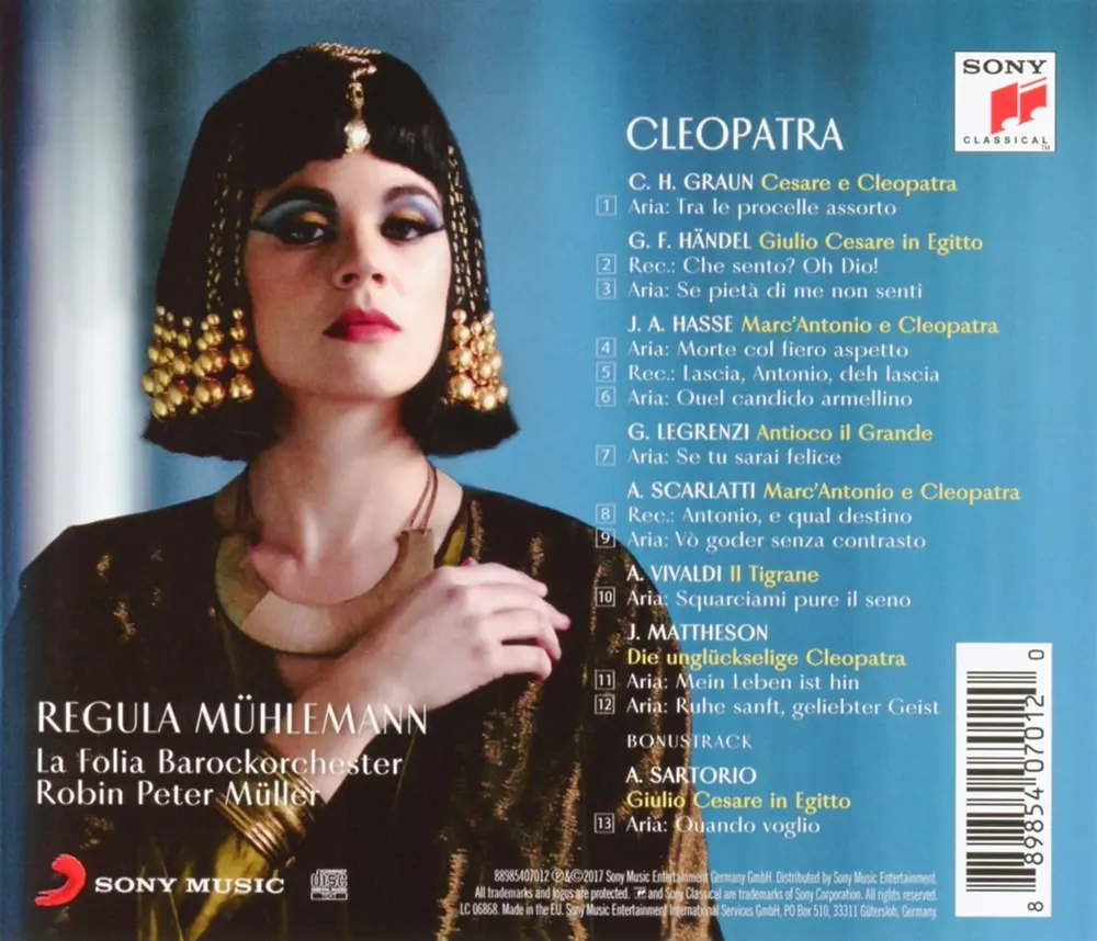 Regula Mühlemann – Cleopatra - Baroque Arias (CD)