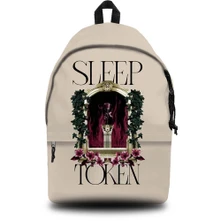 Sleep Token, Batoh Daypack: Statue Cream (Black), Čierna
