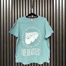 Ladies Unplugged T-Shirt: Rubber Soul Circle (Blue) thumbnail