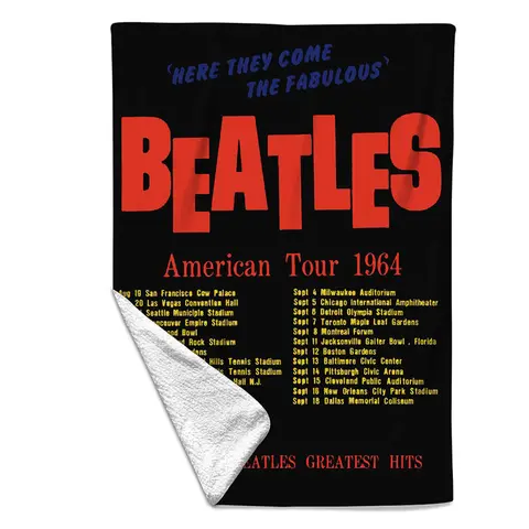 The Beatles – Deka America Tour Black (Multi-color, Small), Multi-color