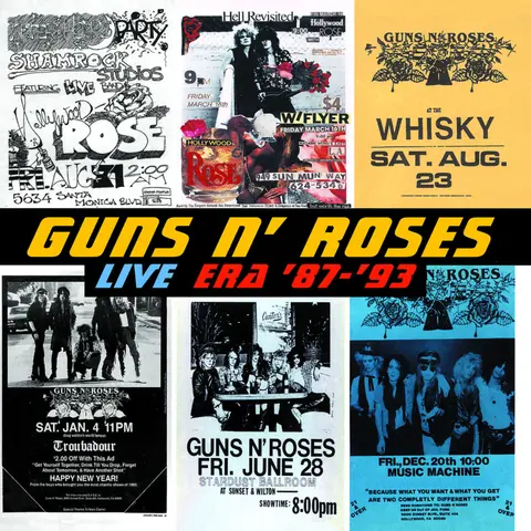 GUNS N'ROSES - LIVE ERA '87-'93