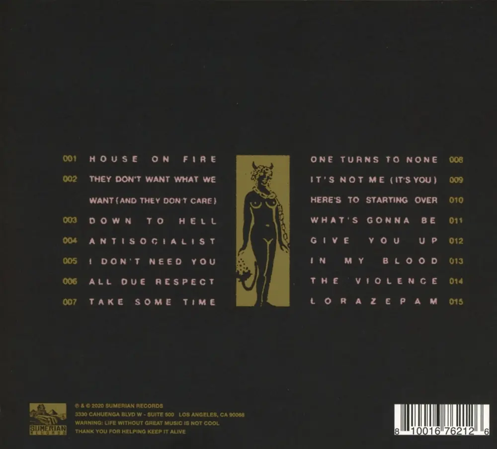 Asking Alexandria – LIKE A HOUSE ON FIRE (CD)