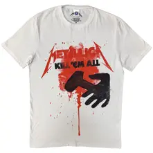 Unisex T-Shirt: Kill Them All Splats (White)