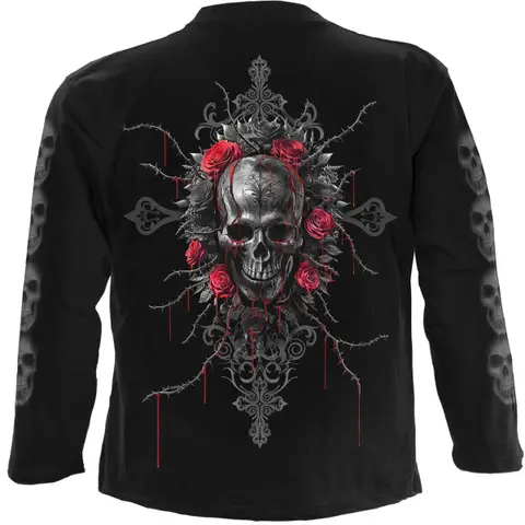 Spiral – Tričko s dlhým rukávom Love Is Dead (Čierna), Unisex, Čierna