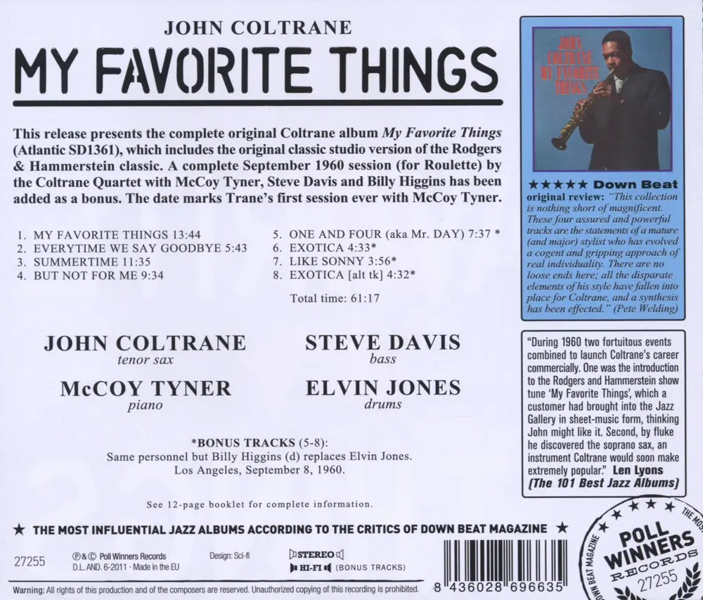 John Coltrane – My Favorite Things (Poll Winners Records) (CD)