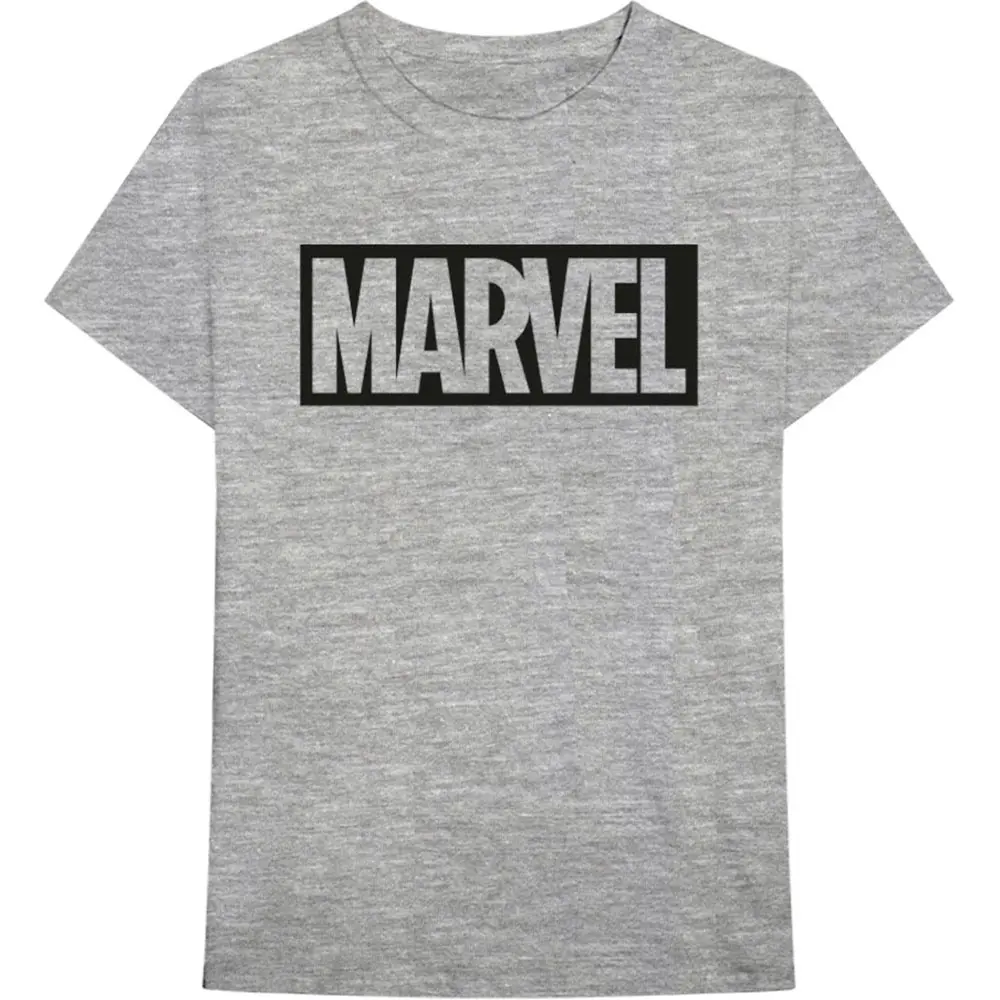 Marvel – Logo (Grigio) (Maglietta)