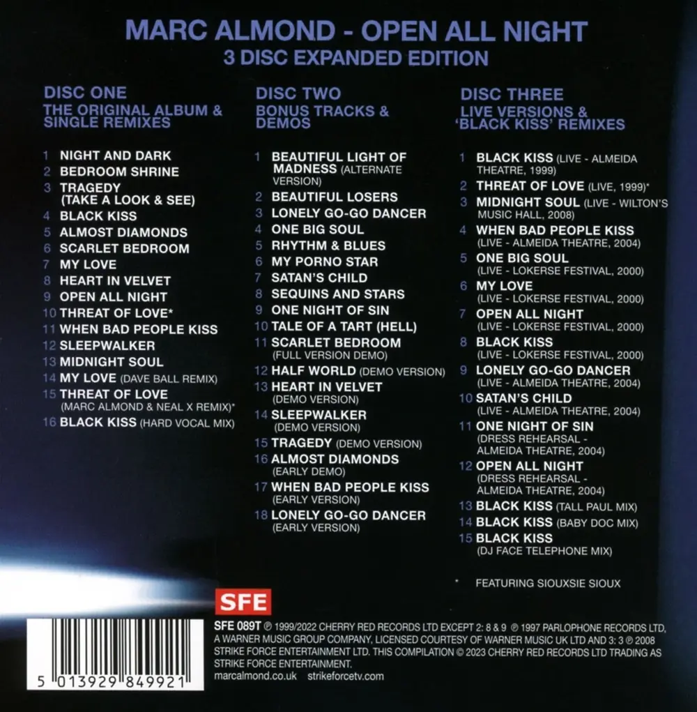 Marc Almond – OPEN ALL NIGHT (CD)