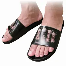 Unisex Slides: Game Over (Black) thumbnail