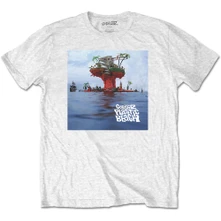 Gorillaz, Tričko Plastic Beach, Unisex, Biela